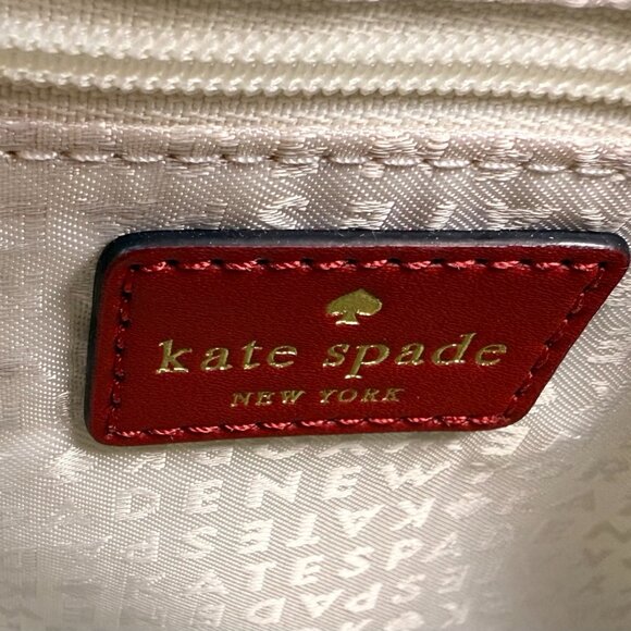 Kate Spade Elsie Street Exotic Meriwether Satchel Geranium Suede - Picture 5 of 6